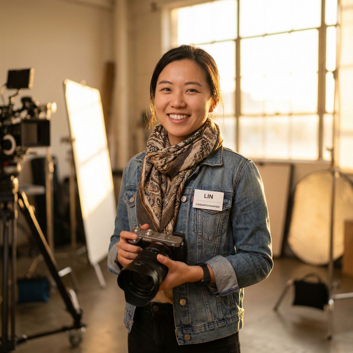 黄色仓库摄影总监